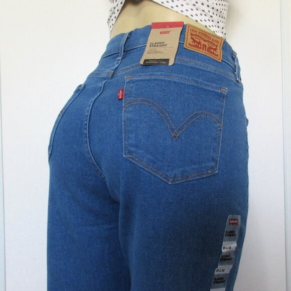 Levi's Denim - New LEVI'S Jeans Size 31 Mid Rise Classic Straight Denim